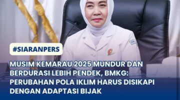 Musim Kemarau 2025 Lebih Pendek