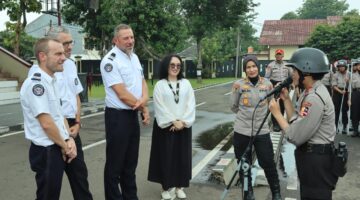Kunjungan Delegasi Kepolisian Prancis Perkuat Kerja Sama dan Motivasi Calon Bintara Polwan