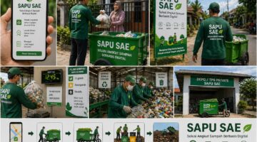 SAPU SAE Hadir di Lombok Tengah, Tawarkan Solusi Jemput Sampah Berbasis Aplikasi